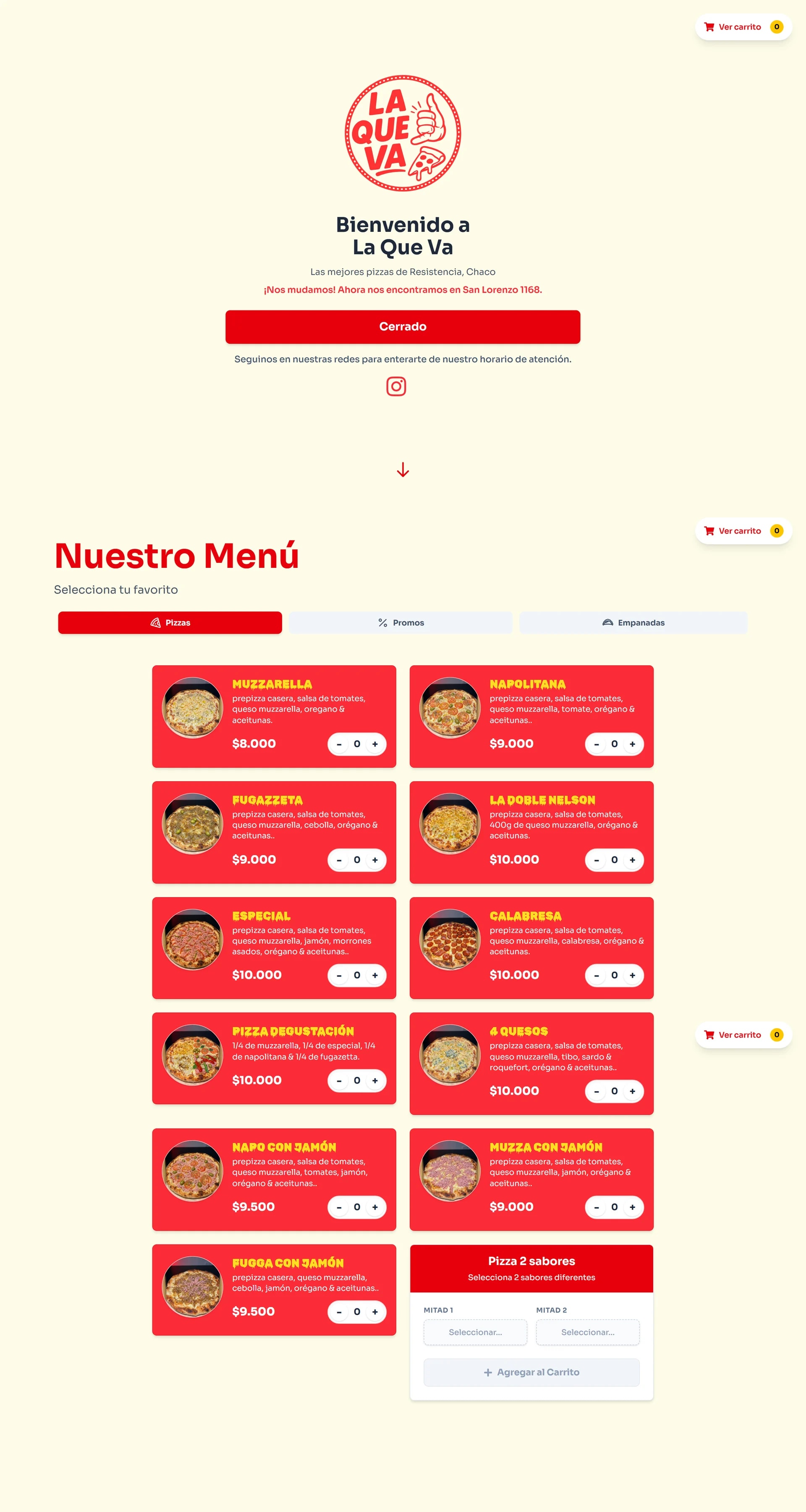 Web de La Que Va