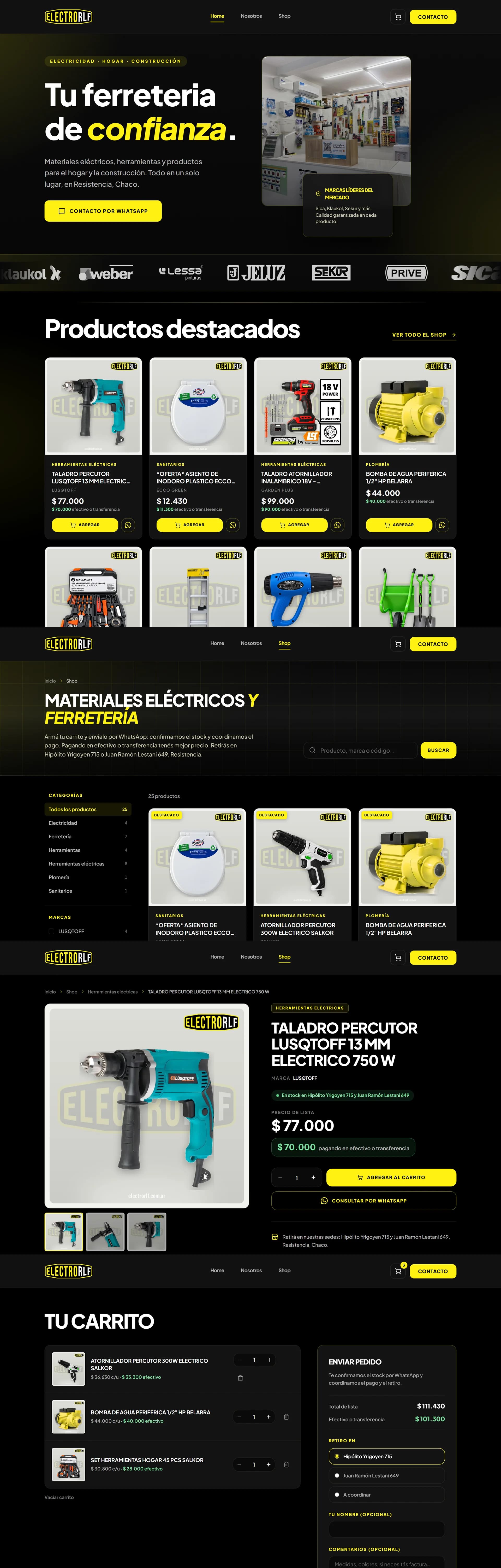Web de Electro RLF