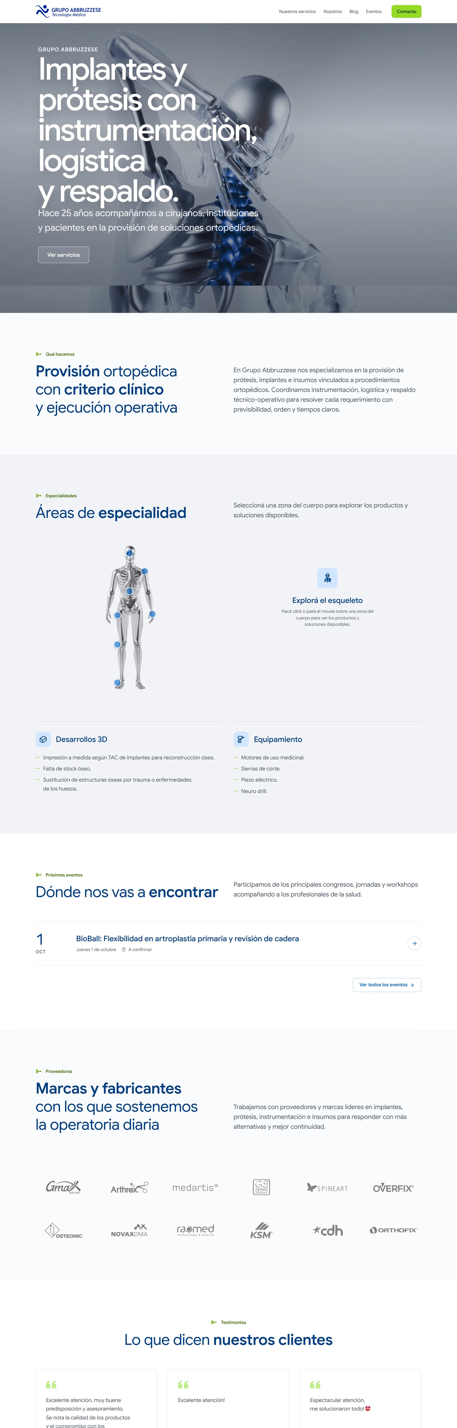 Web de Grupo Abbruzzese
