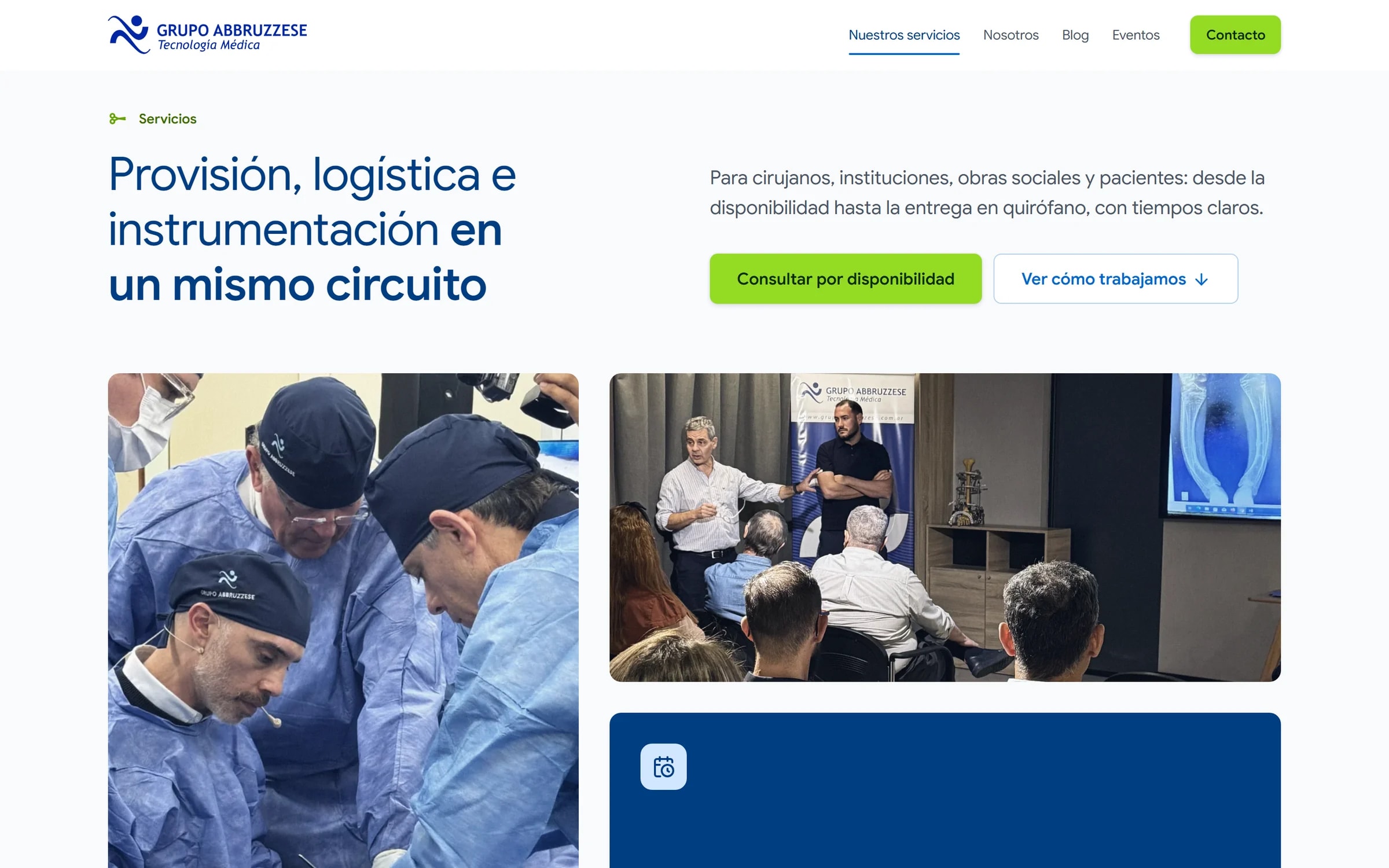 Una web a la altura de 25 años: web de Grupo Abbruzzese